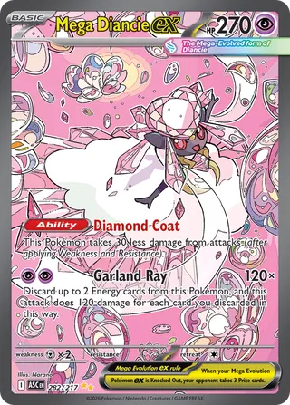 Mega Diancie ex (Ascended Heroes 282/217)